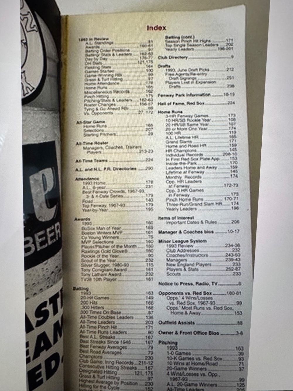 Bosto Red Sox Official 1994 MLB Media Guide Book - Picture 2 of 5